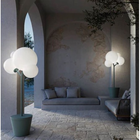 Lampada da terra Tree of Light Nera Zafferano – Design per living e interior premium