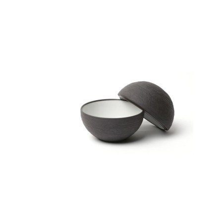 Piatto sferico Limits black cm 13 – Piatto di design premium di Comas