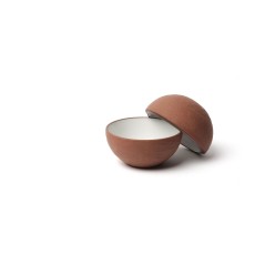 Piatto sferico Limits Terracotta Cm 13 - Impiattamenti gourmet by Comas