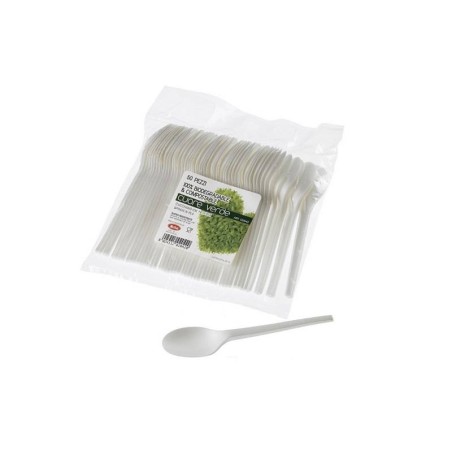 Cucchiaio bio conf.pz.50 - Posata compostabile Leone