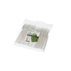 Forchetta bio conf.pz.50 - Posata compostabile Leone
