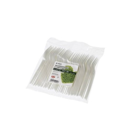Forchetta bio conf.pz.50 - Posata compostabile Leone