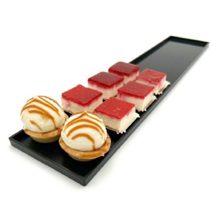 Vassoio pasticceria cm 60x10x1 nero - Esposizione e servizio