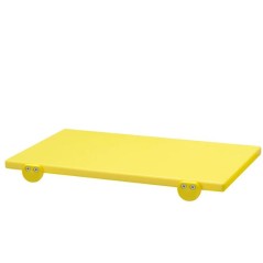 Tagliere giallo da cucina cm 60x40x2 Euroceppi - Polietilene alimentare