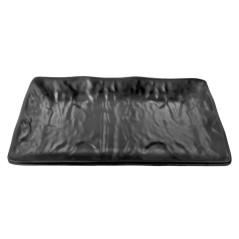 Vassoio Rettangolare in Melamina 20,3x12,6 Nero Organic