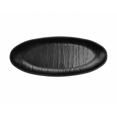 Vassoio Ovale in Melamina 35x15 Nero Organic