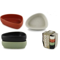 Coppetta ovale cm 11,5x8 Mexico - Set da 4