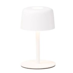 Lampada da tavolo ricaricabile Ailati 1+1 Bianca - Zafferano