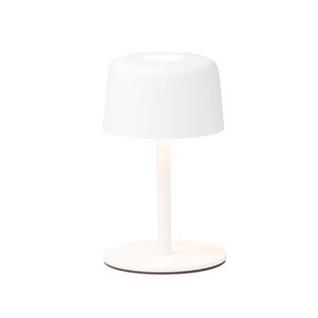 Lampada da tavolo ricaricabile Ailati 1+1 Bianca - Zafferano