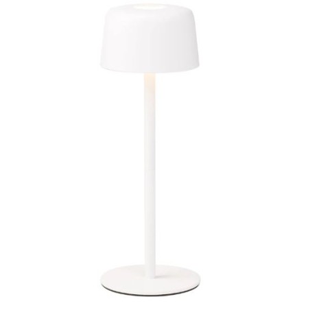 Lampada da tavolo ricaricabile Ailati 1+1 Bianca - Zafferano
