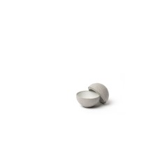 Piatto sferico cm 6,5 Dolmen White - Comas
