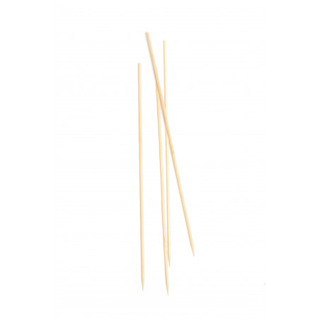 Pack 100 spiedo bambu 25 cm