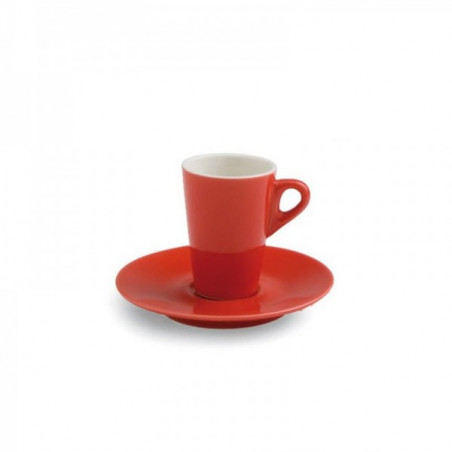 Tazza caffe' con piattino cl 7 Mara Rosso